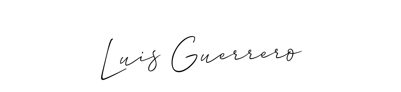 Once you've used our free online signature maker to create your best signature Allison_Script style, it's time to enjoy all of the benefits that Luis Guerrero name signing documents. Luis Guerrero signature style 2 images and pictures png