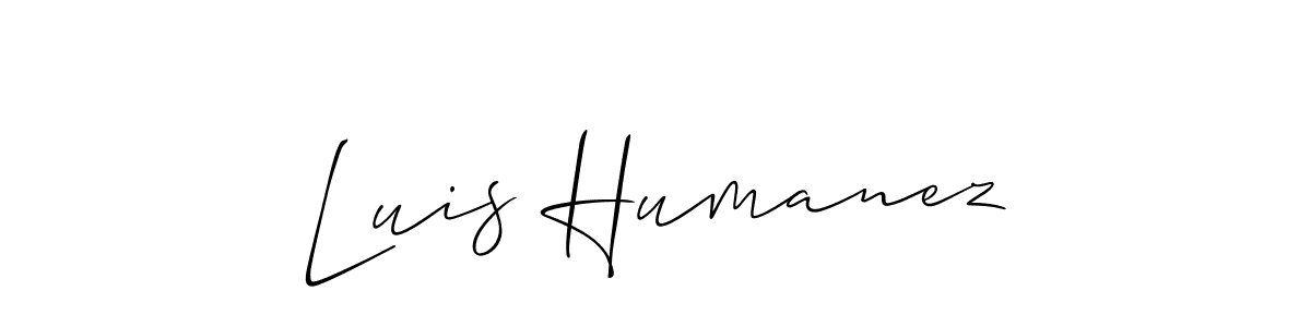 Allison_Script is a professional signature style that is perfect for those who want to add a touch of class to their signature. It is also a great choice for those who want to make their signature more unique. Get Luis Humanez name to fancy signature for free. Luis Humanez signature style 2 images and pictures png