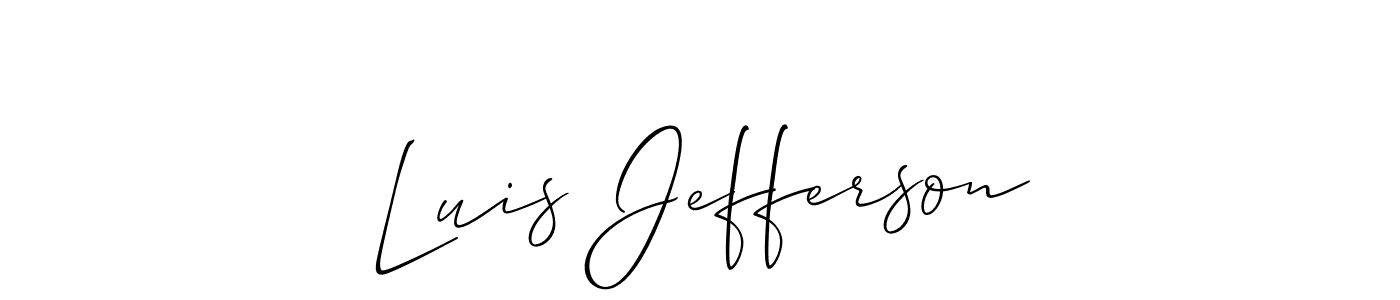 Here are the top 10 professional signature styles for the name Luis Jefferson. These are the best autograph styles you can use for your name. Luis Jefferson signature style 2 images and pictures png