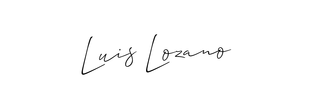 Check out images of Autograph of Luis Lozano name. Actor Luis Lozano Signature Style. Allison_Script is a professional sign style online. Luis Lozano signature style 2 images and pictures png