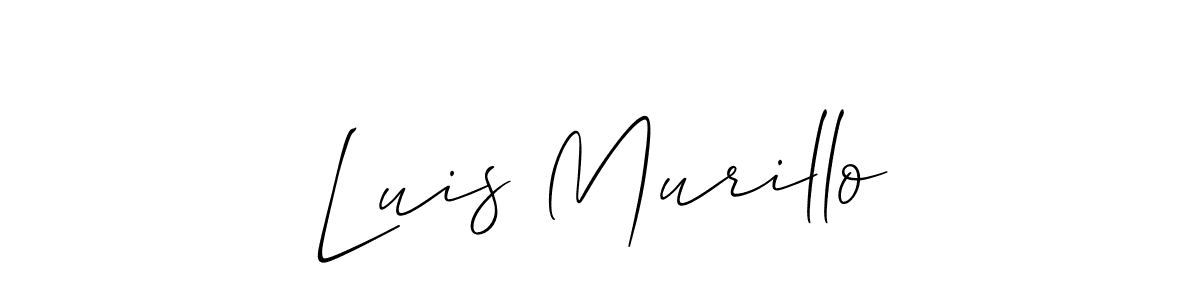 You should practise on your own different ways (Allison_Script) to write your name (Luis Murillo) in signature. don't let someone else do it for you. Luis Murillo signature style 2 images and pictures png