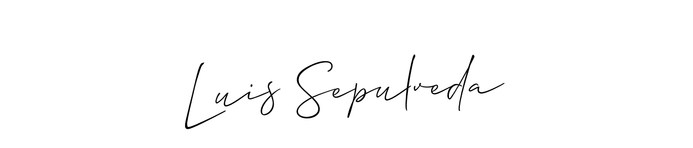 Make a beautiful signature design for name Luis Sepulveda. Use this online signature maker to create a handwritten signature for free. Luis Sepulveda signature style 2 images and pictures png