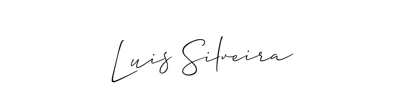 How to Draw Luis Silveira signature style? Allison_Script is a latest design signature styles for name Luis Silveira. Luis Silveira signature style 2 images and pictures png