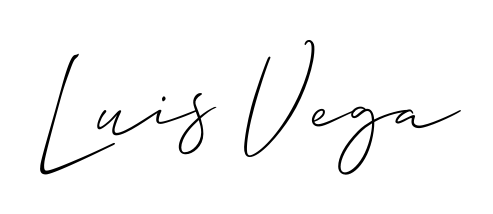 Create a personalized artistic stamp with Luis Vega in Allison_Script font. Perfect for visual artists, designers, and influencers. Luis Vega signature style 2 images and pictures png