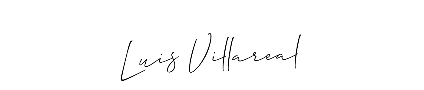 if you are searching for the best signature style for your name Luis Villareal. so please give up your signature search. here we have designed multiple signature styles  using Allison_Script. Luis Villareal signature style 2 images and pictures png