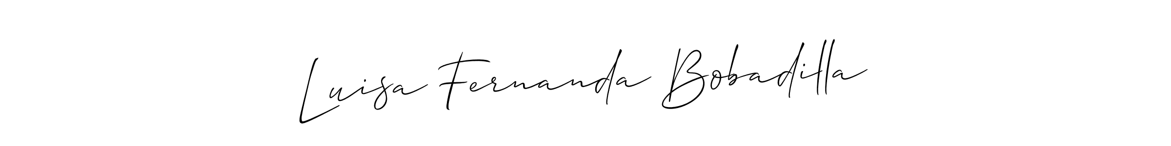 Check out images of Autograph of Luisa Fernanda Bobadilla name. Actor Luisa Fernanda Bobadilla Signature Style. Allison_Script is a professional sign style online. Luisa Fernanda Bobadilla signature style 2 images and pictures png