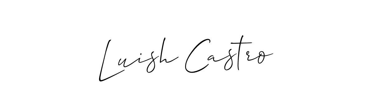 Check out images of Autograph of Luish Castro name. Actor Luish Castro Signature Style. Allison_Script is a professional sign style online. Luish Castro signature style 2 images and pictures png