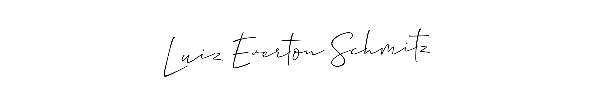 See photos of Luiz Everton Schmitz official signature by Spectra . Check more albums & portfolios. Read reviews & check more about Allison_Script font. Luiz Everton Schmitz signature style 2 images and pictures png
