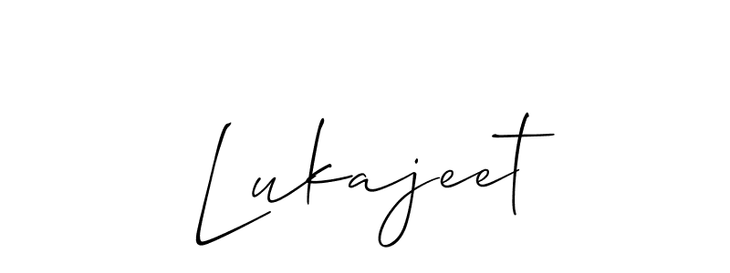 Also we have Lukajeet name is the best signature style. Create professional handwritten signature collection using Allison_Script autograph style. Lukajeet signature style 2 images and pictures png