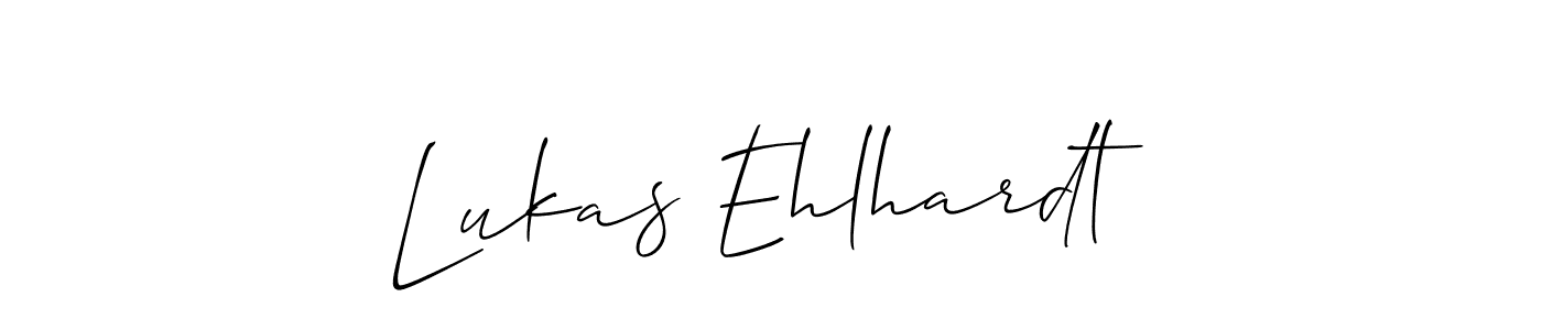 It looks lik you need a new signature style for name Lukas Ehlhardt. Design unique handwritten (Allison_Script) signature with our free signature maker in just a few clicks. Lukas Ehlhardt signature style 2 images and pictures png