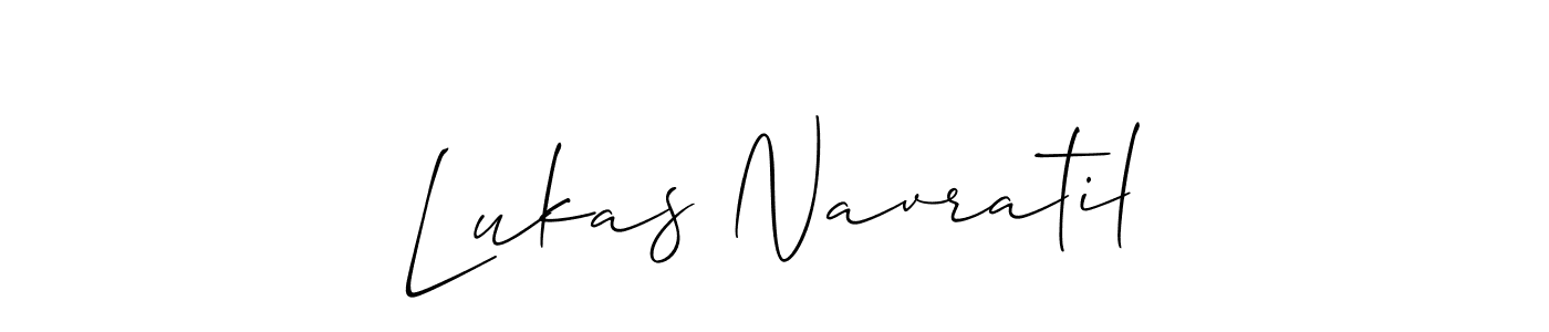 How to Draw Lukas Navratil signature style? Allison_Script is a latest design signature styles for name Lukas Navratil. Lukas Navratil signature style 2 images and pictures png