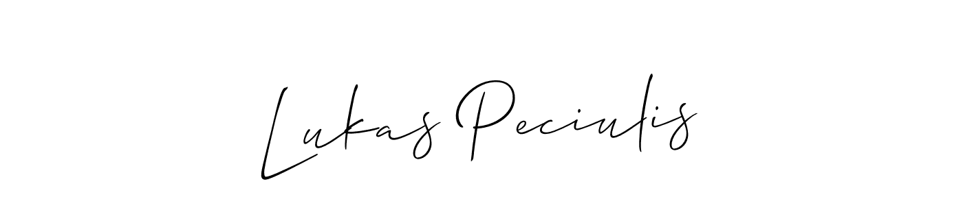 Once you've used our free online signature maker to create your best signature Allison_Script style, it's time to enjoy all of the benefits that Lukas Peciulis name signing documents. Lukas Peciulis signature style 2 images and pictures png