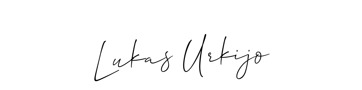 Once you've used our free online signature maker to create your best signature Allison_Script style, it's time to enjoy all of the benefits that Lukas Urkijo name signing documents. Lukas Urkijo signature style 2 images and pictures png
