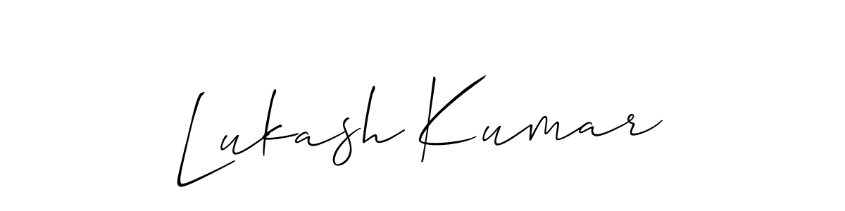 Best and Professional Signature Style for Lukash Kumar. Allison_Script Best Signature Style Collection. Lukash Kumar signature style 2 images and pictures png