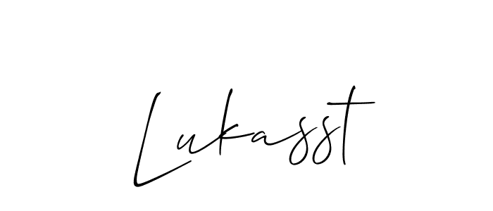 Make a short Lukasst signature style. Manage your documents anywhere anytime using Allison_Script. Create and add eSignatures, submit forms, share and send files easily. Lukasst signature style 2 images and pictures png