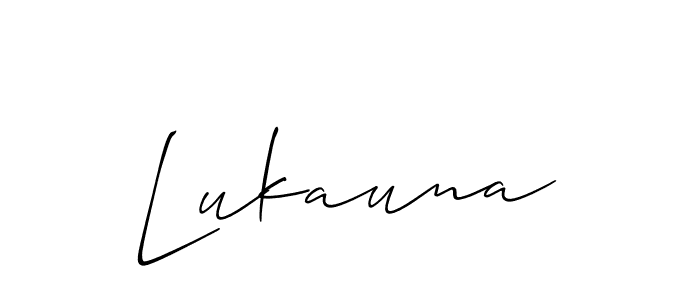 Similarly Allison_Script is the best handwritten signature design. Signature creator online .You can use it as an online autograph creator for name Lukauna. Lukauna signature style 2 images and pictures png