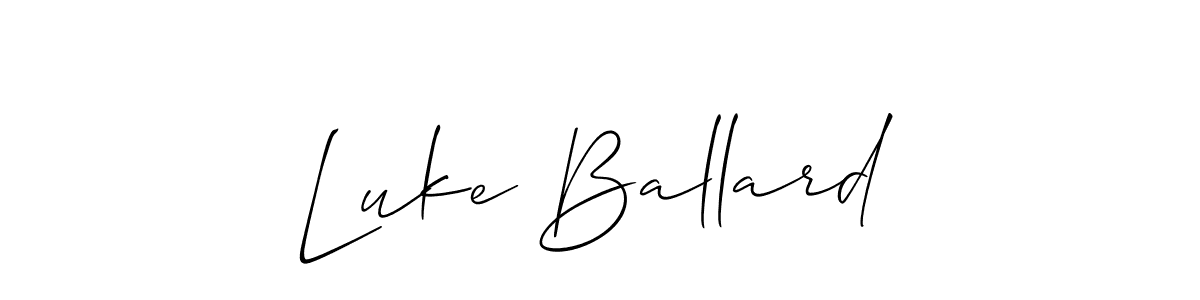 Similarly Allison_Script is the best handwritten signature design. Signature creator online .You can use it as an online autograph creator for name Luke Ballard. Luke Ballard signature style 2 images and pictures png