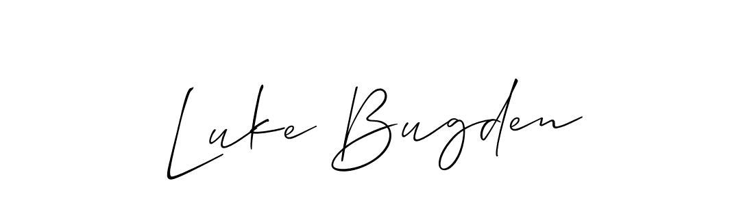 Also You can easily find your signature by using the search form. We will create Luke Bugden name handwritten signature images for you free of cost using Allison_Script sign style. Luke Bugden signature style 2 images and pictures png