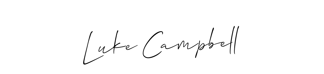 Also we have Luke Campbell name is the best signature style. Create professional handwritten signature collection using Allison_Script autograph style. Luke Campbell signature style 2 images and pictures png