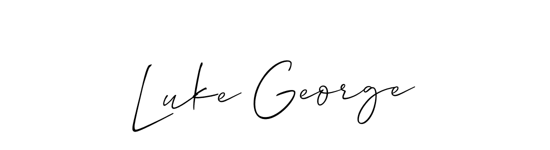 Also we have Luke George name is the best signature style. Create professional handwritten signature collection using Allison_Script autograph style. Luke George signature style 2 images and pictures png