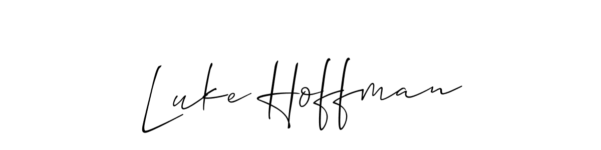 Similarly Allison_Script is the best handwritten signature design. Signature creator online .You can use it as an online autograph creator for name Luke Hoffman. Luke Hoffman signature style 2 images and pictures png