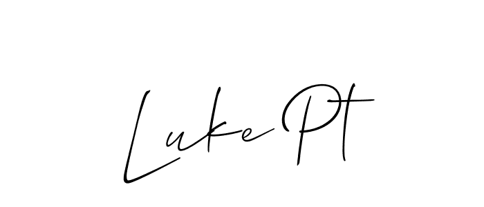 This is the best signature style for the Luke Pt name. Also you like these signature font (Allison_Script). Mix name signature. Luke Pt signature style 2 images and pictures png