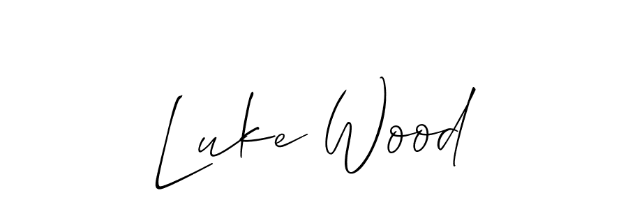 It looks lik you need a new signature style for name Luke Wood. Design unique handwritten (Allison_Script) signature with our free signature maker in just a few clicks. Luke Wood signature style 2 images and pictures png