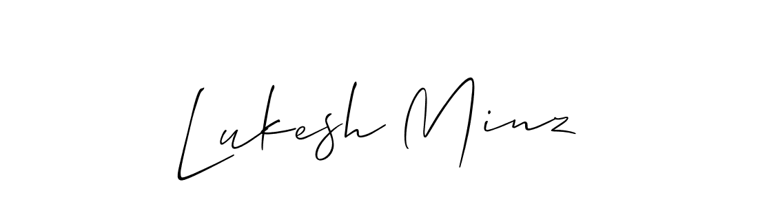 This is the best signature style for the Lukesh Minz name. Also you like these signature font (Allison_Script). Mix name signature. Lukesh Minz signature style 2 images and pictures png