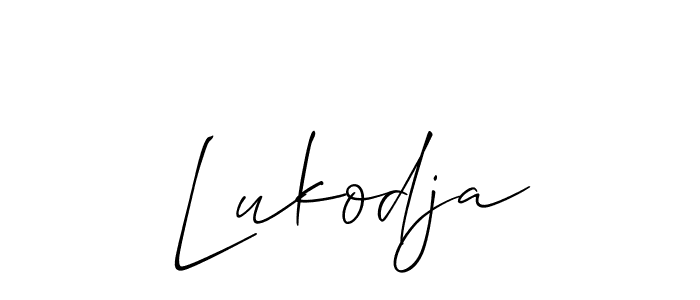 if you are searching for the best signature style for your name Lukodja. so please give up your signature search. here we have designed multiple signature styles  using Allison_Script. Lukodja signature style 2 images and pictures png