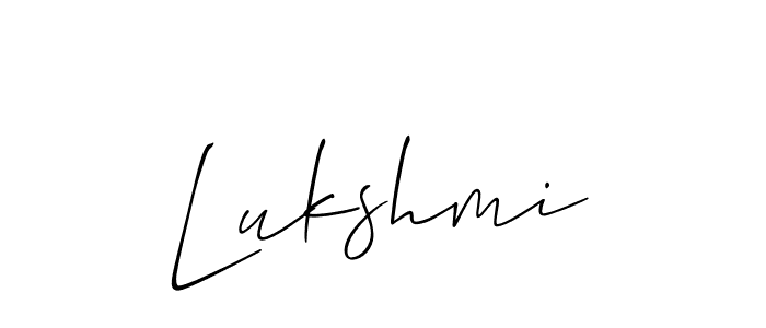 Create a beautiful signature design for name Lukshmi. With this signature (Allison_Script) fonts, you can make a handwritten signature for free. Lukshmi signature style 2 images and pictures png