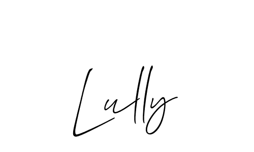 Similarly Allison_Script is the best handwritten signature design. Signature creator online .You can use it as an online autograph creator for name Lully. Lully signature style 2 images and pictures png