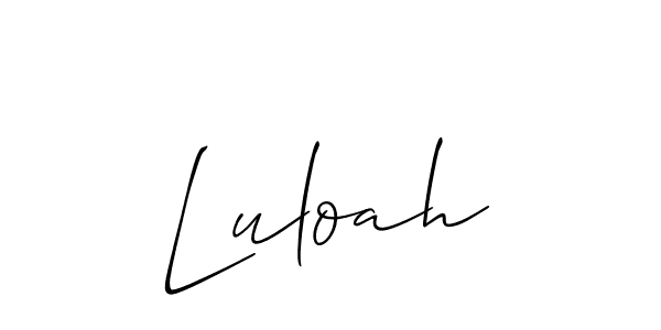 This is the best signature style for the Luloah name. Also you like these signature font (Allison_Script). Mix name signature. Luloah signature style 2 images and pictures png