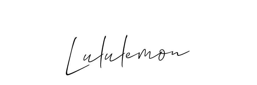 Make a beautiful signature design for name Lululemon. Use this online signature maker to create a handwritten signature for free. Lululemon signature style 2 images and pictures png