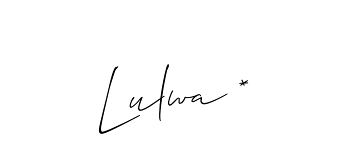 Here are the top 10 professional signature styles for the name Lulwa *. These are the best autograph styles you can use for your name. Lulwa * signature style 2 images and pictures png