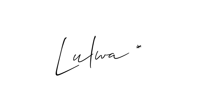 Here are the top 10 professional signature styles for the name Lulwa *. These are the best autograph styles you can use for your name. Lulwa * signature style 2 images and pictures png