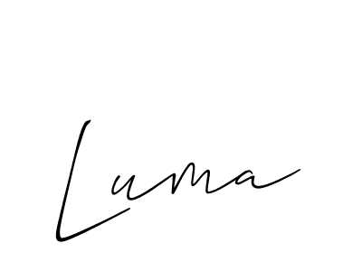 Make a beautiful signature design for name Luma. Use this online signature maker to create a handwritten signature for free. Luma signature style 2 images and pictures png