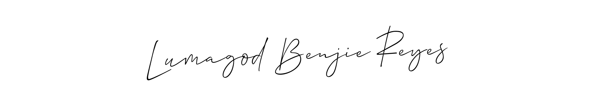 Check out images of Autograph of Lumagod Benjie Reyes name. Actor Lumagod Benjie Reyes Signature Style. Allison_Script is a professional sign style online. Lumagod Benjie Reyes signature style 2 images and pictures png