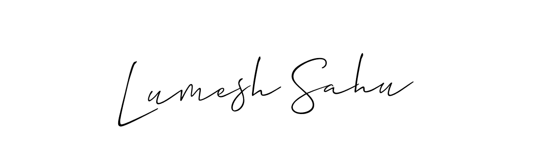 Best and Professional Signature Style for Lumesh Sahu. Allison_Script Best Signature Style Collection. Lumesh Sahu signature style 2 images and pictures png