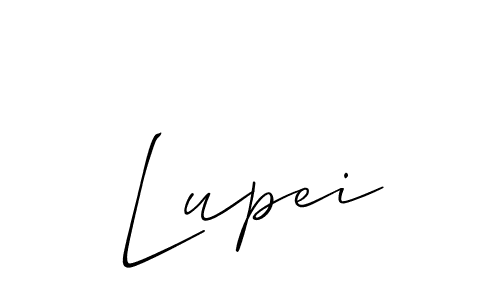 How to Draw Lupei signature style? Allison_Script is a latest design signature styles for name Lupei. Lupei signature style 2 images and pictures png