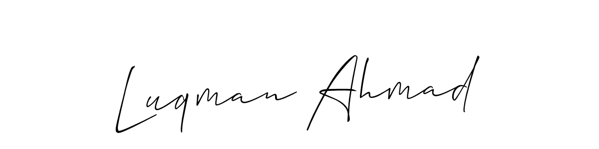 Here are the top 10 professional signature styles for the name Luqman Ahmad. These are the best autograph styles you can use for your name. Luqman Ahmad signature style 2 images and pictures png