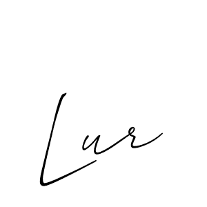 Also You can easily find your signature by using the search form. We will create Lur name handwritten signature images for you free of cost using Allison_Script sign style. Lur signature style 2 images and pictures png