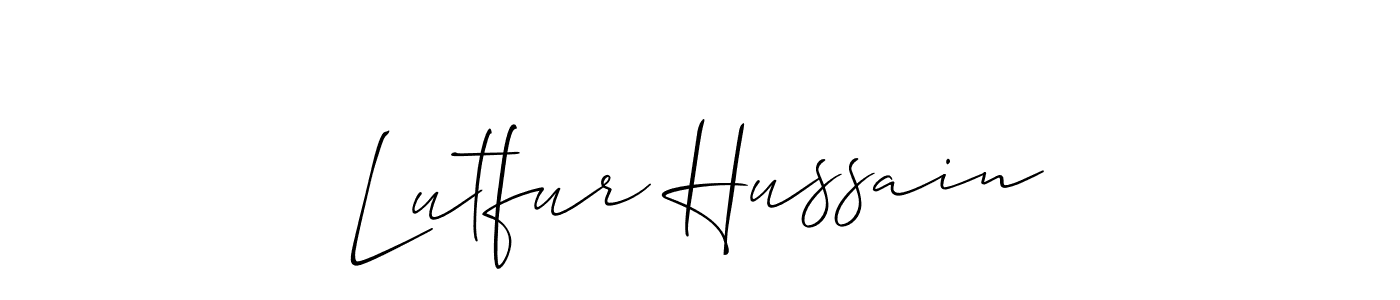 Make a beautiful signature design for name Lutfur Hussain. Use this online signature maker to create a handwritten signature for free. Lutfur Hussain signature style 2 images and pictures png