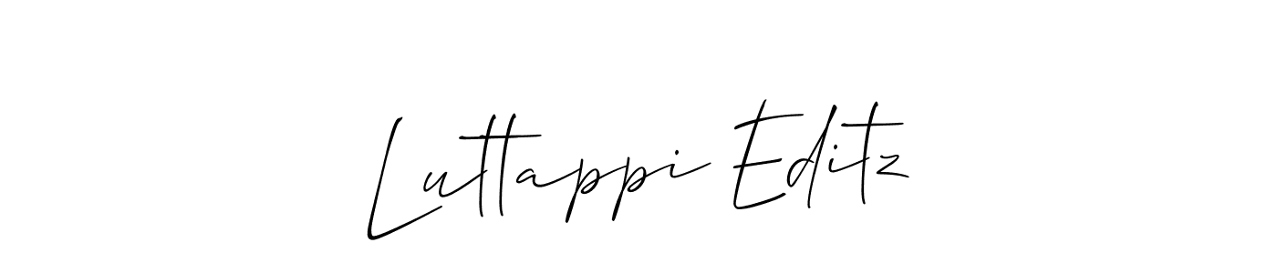 Here are the top 10 professional signature styles for the name Luttappi Editz. These are the best autograph styles you can use for your name. Luttappi Editz signature style 2 images and pictures png