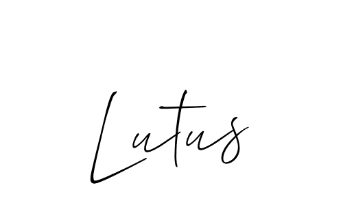 Similarly Allison_Script is the best handwritten signature design. Signature creator online .You can use it as an online autograph creator for name Lutus. Lutus signature style 2 images and pictures png