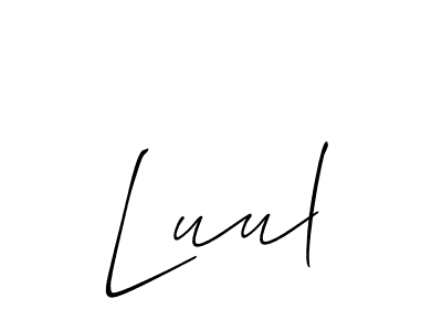 Make a beautiful signature design for name Luul. Use this online signature maker to create a handwritten signature for free. Luul signature style 2 images and pictures png