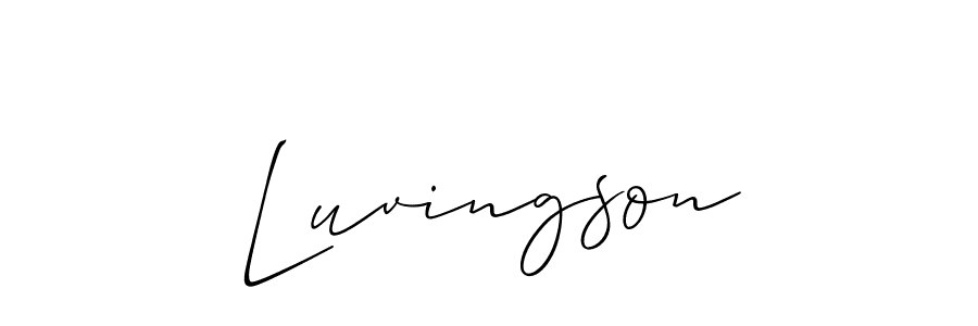 Here are the top 10 professional signature styles for the name Luvingson. These are the best autograph styles you can use for your name. Luvingson signature style 2 images and pictures png