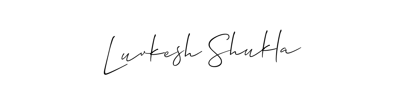 Check out images of Autograph of Luvkesh Shukla name. Actor Luvkesh Shukla Signature Style. Allison_Script is a professional sign style online. Luvkesh Shukla signature style 2 images and pictures png