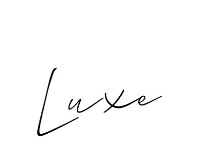 Make a short Luxe signature style. Manage your documents anywhere anytime using Allison_Script. Create and add eSignatures, submit forms, share and send files easily. Luxe signature style 2 images and pictures png