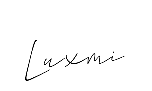 You should practise on your own different ways (Allison_Script) to write your name (Luxmi) in signature. don't let someone else do it for you. Luxmi signature style 2 images and pictures png