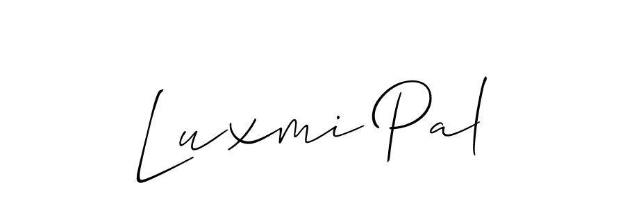 Similarly Allison_Script is the best handwritten signature design. Signature creator online .You can use it as an online autograph creator for name Luxmi Pal. Luxmi Pal signature style 2 images and pictures png
